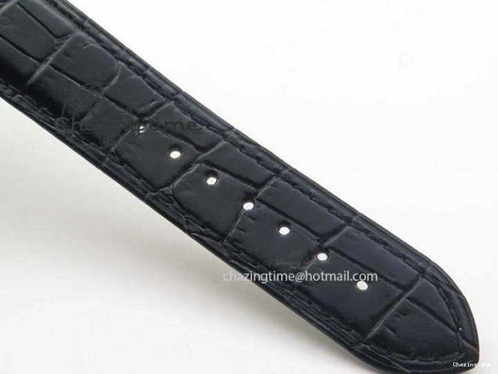 0410 Elegant Globemaster Master Chronometer SS V6F Best Edition Black Dial On Black Leather Strap A 8268